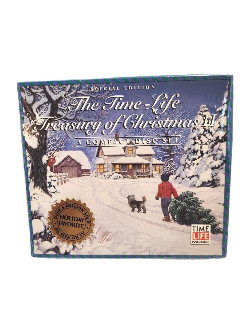 The Time Life Treasury Of Christmas Music II 3  CD Set Special Edition 1998 New
